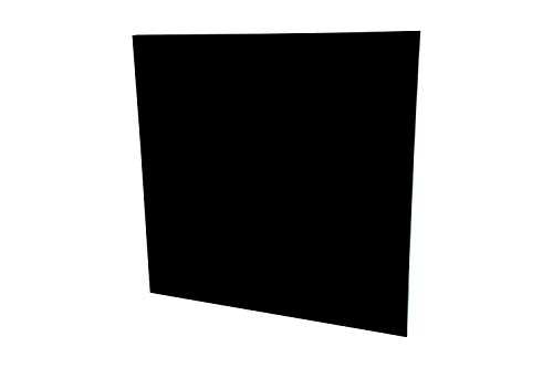 Lámina de Plexiglás Negra 24 x 24 pulgadas 1/4" espesor