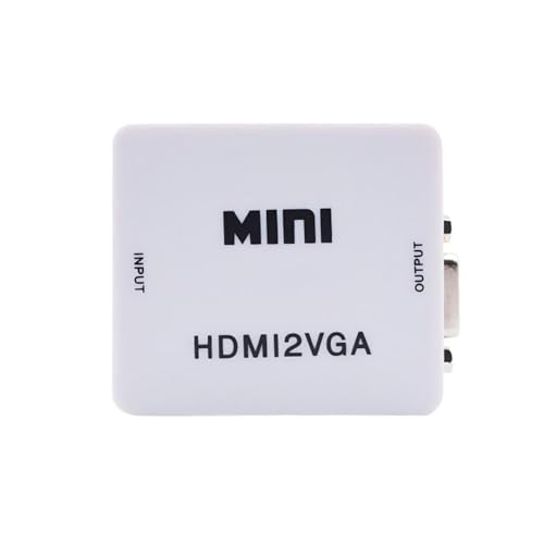 Convertidor HDMI a VGA adaptador mini de alta definición y cable de video para monitor PC