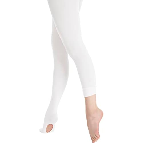 MOLLDAN Pro Dance Transition Tights for Girls Ballet,Convertible Gymnastic Legging Tights for toddlers