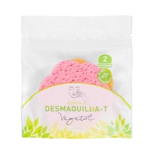 Esponja facial desmaquillante vegetal Paquete 2 ud. Pack 2