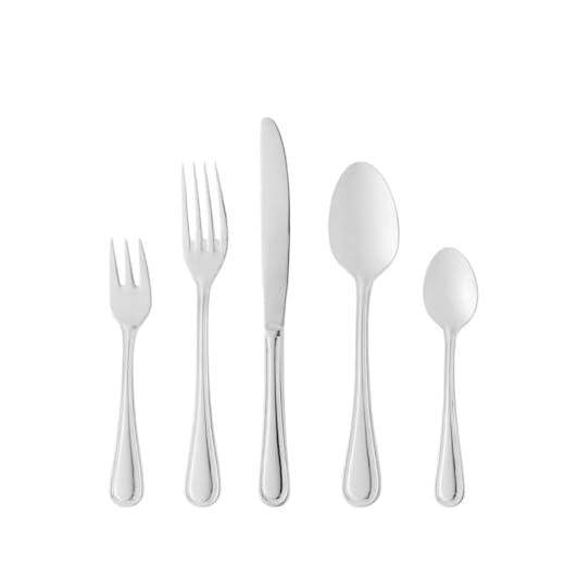 WOLFF Faqueiro de Aço Inox Avalon 30 Peças - Mesa Posta - Itens Para Casa - Utensílios de Cozinha - Enxoval - Casamento - Decoração