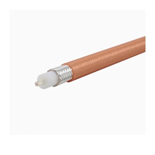DLAHPJPT Cable RG393 de alta potencia de 1 metro SFF 50 7 de cobre con doble blindaje, cable de baja pérdida RG393 R*/F 50 Ω