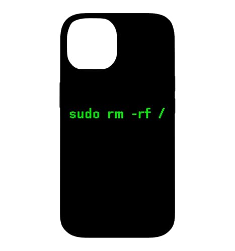 Sudo rm -rf/Funny Linux �V�F�� �v���O���~���O �R�[�f�B���O �R�[�_�[ ����� �X�}�z�P�[�X iPhone 14 �p
