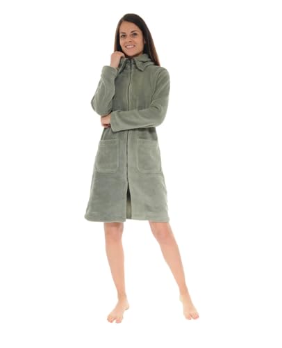 Robe de chambre vert Josefine Christian Cane pour vos matinées cocooning