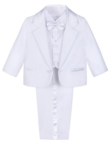A&J DESIGN Baby Tuxedo 5-Piece Set (6M - 3T)