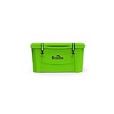 Grizzly 60 Cooler | 60 qt Ice Chest Durable Rotomolded Insulated | Made in USA | Warranty for Life | For Beach Boat Camping Fishing Hunting | G60 | Lime Green