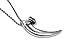 Harpy Eagle Talon Pendant Necklace, Bird Claw Jewelry