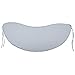 Gardenista® | Coussin de banc incurvé résistant à l'eau – Confortable et léger, idéal pour l'intérieur et l'extérieur (gris)