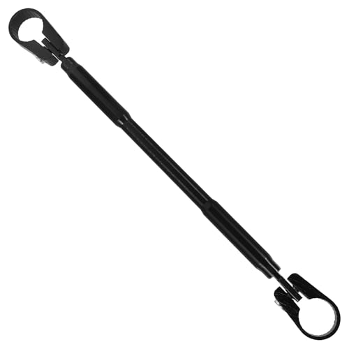 YARNOW Barre de Renfort Guidon Moto Renforcée pour Stabilité Améliorée Accessoire de Rehausseur de Guidon Noir