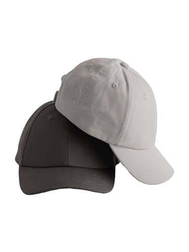NEXT Jungen 2er-Pack Baseball Caps aus 100 % Baumwolle Grey/Charcoal 52
