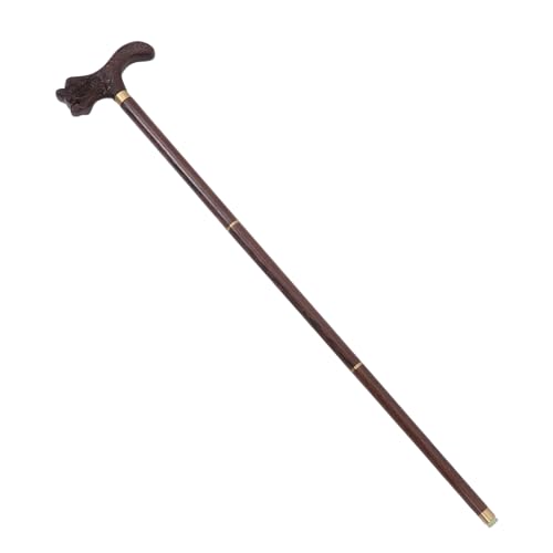 VALICLUD Bastón de Madera Tres Secciones Ligero con Cabeza de Dragón Tallada Mano Bastón Elegante para Senderismo y Ergonómico para Mayores Actividades VALICLUD Bastón de Madera Tres Secciones Ligero con Cabeza de Dragón Tallada Mano Bastón Elegante para Senderismo y Ergonómico para Mayores Actividades