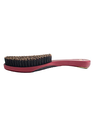Royal Burgundy Soft 100% Boar Bristle - Crown 2.0 By Crown Quality Products #TOP2
