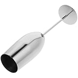 SHOWERORO Copas de Vino de Metal 280 Ml 304 Acero Inoxidable Brillo Vaso de Cóctel Irrompible para Fiestas Hogar Bares Restaurantes