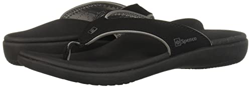Spenco Mens Men's Yumi Flip Flop Sandals, Carbon Pewter, 10 Us #TOP6