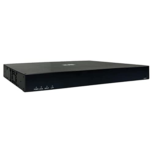 Tripp Lite Divisor y extensor HDMI de 8 puertos a través de Ethernet Cat6, calidad 4K @ 60Hz, extiende hasta 230 pies, tecnología PoC Power Over Cable, cumple con TAA, garantía de 1 año (B127A-008-BH) Cover