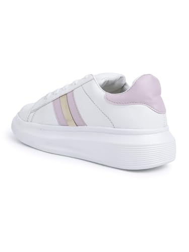 Image of Longwalk White Sneakers for Women & Girls | Trendy & Lightweight Casual Shoes
