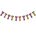 Tourima JGA Girlande 2,4m Penis Deko Gold & Pink 14,5cm, Bride to Be Deko, Junggesellenabschied Frauen, Bachelorette Party Accessories, JGA Accessoires Frauen, Polterabend Deko, Same Penis Forever