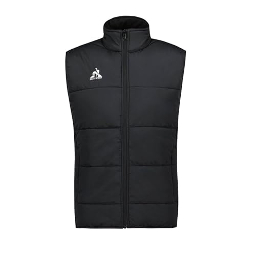 Le Coq Sportif - Training Doudoune Light SL N°1 - Veste sans Manches Homme - Traitement Déperlant - Coupe Regular - 100% Polyester - Taille L - Couleur Noir...