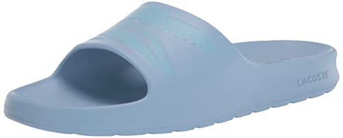 Image of LacosteMensCroco Slide SandalLt Blu/Lt Blu7