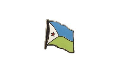 Pin's (épinglette) Drapeau Djibouti - 2 x 2 cm