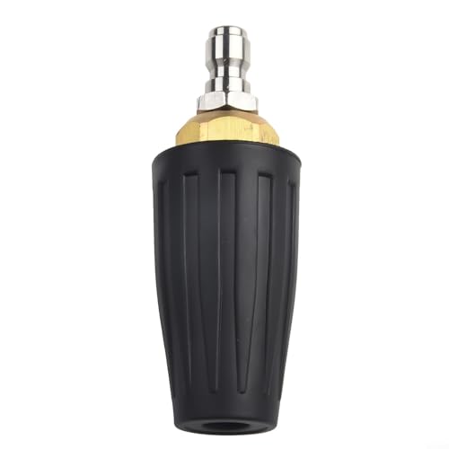 Zoegneer 025 Hochdruckreiniger, 1/4 Zoll, 4000 PSI, für 360 Grad drehbarer Lotus-Sprühkopf, Kupfer, für Bodenreinigung, Auffahrt, Terrassendielen