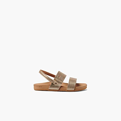Reef Little Cushion Vista Kids Sandal in Monstera2