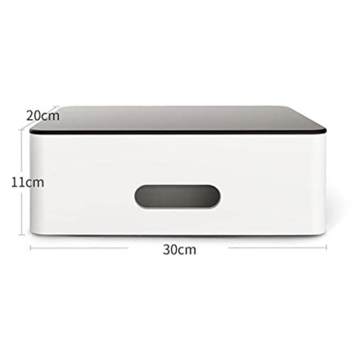 Support de moniteur de bureau multifonction avec rangement ABS