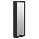 【Miroir pratique :】 avec un miroir pratique, cette armoire à bijoux est idéale pour vous préparer et vous maquiller.