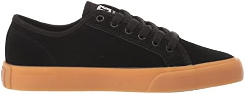 DC Men's Manual Le Low Shoe Skate, Black/Black/Gum, 5 | Image 5