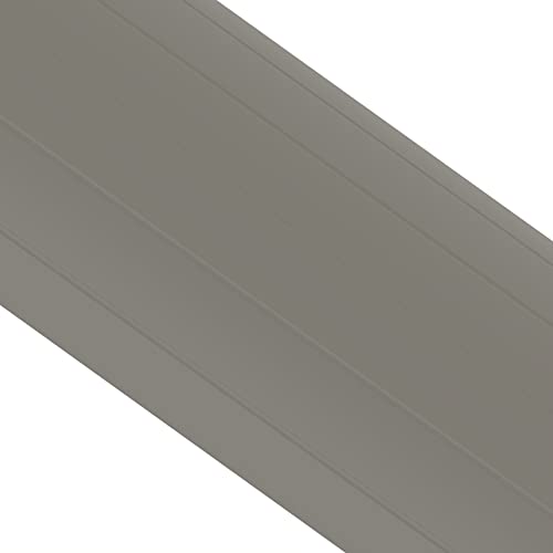 Guide-câble au sol gris en PVC passe-câble extra large 7,5 cm - 7