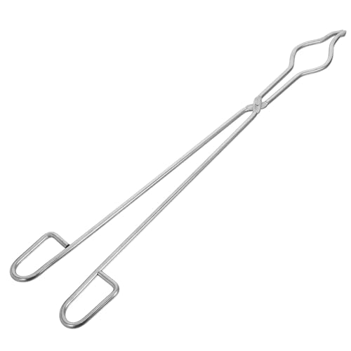 UKCOCO Stainless Steel Crucible Tongs Long Nose Forging Clamp for Laboratory Beakers and Crucibles Secure Grip Casting Tool for Jewelry Melting and Industrial Use