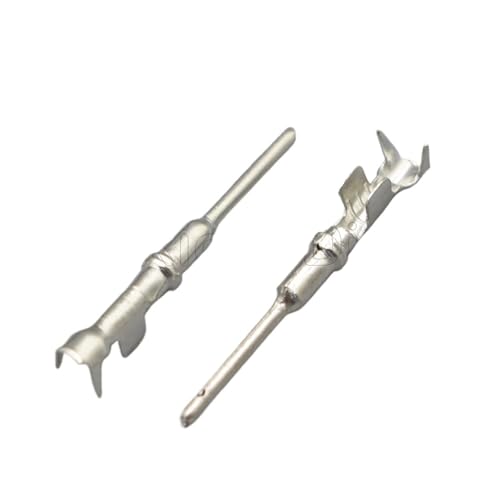 Terminales redondos macho de 1,0mm DJ214B-1.0A DTM para cables de automoción en caja de 100 unidades