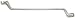 Produktbild KS Tools 517.0816 CLASSIC Doppel-Ringschlüssel, gekröpft, 24x27mm