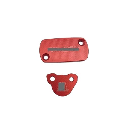 Réservoir liquide frein moto : couvercle de bouchon avant arrière rouge CNC pour vos sorties