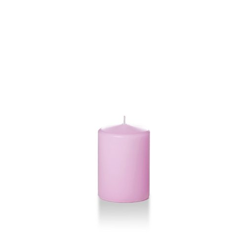 yummi 3" x 4" Violet Round Pillar Candles - 3 per Pack