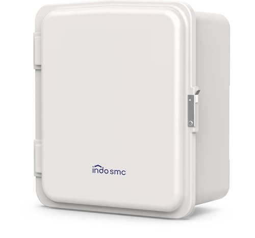 Image of Junction Box | Waterproof Electronic Project Box Enclosure Case for Outdoor, Indoor | Suitable for Various Switch Boxes, Cabinets | Rot-proof & Rust Resistant (250 mm x 220 mm x 140 mm)