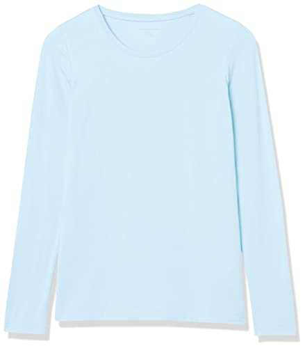 Image of Amazon Essentials Women's Regular-Fit Long-Sleeve Crewneck T-Shirt (Available in Plus Size)