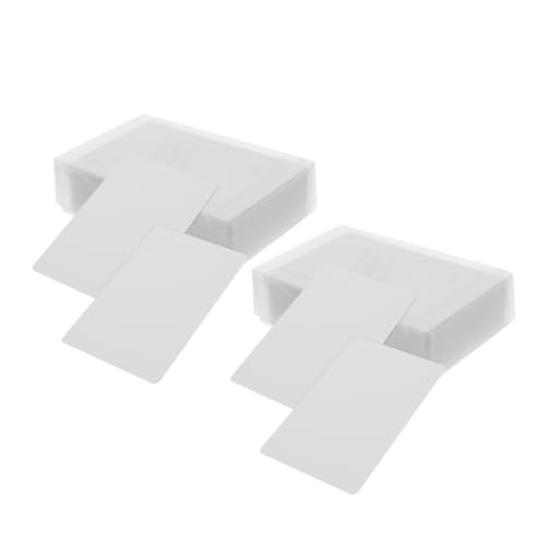 Carte de visite vierge en aluminium lot de 200 de 0.21 mm pour une gravure laser premium