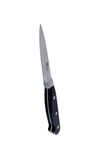 Pradel Excellence - Couteau Office 9.5 cm - Lame Acier Inoxydable 3Cr14 - Manche POM Ergonomique - Découpe Fruits et Légumes - Longueur Totale 21.5 cm - Gamme Maître Chef, Argent – vue 2