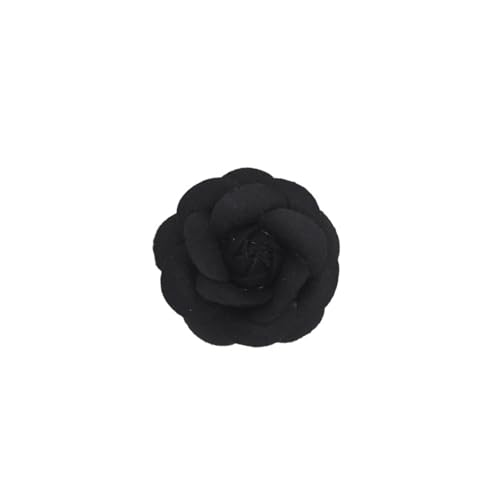 Image of Camellia Hair Clip and Brooch Pin for Women Dainty Flower Broochs Lapel Pins Designer Inspired Camellia Peony Rose Brooches Flower DIY Clothing Shoes Hats Accessories Wedding Party Dance Banquet Dress Suit Ceremony Jewelry Accessories