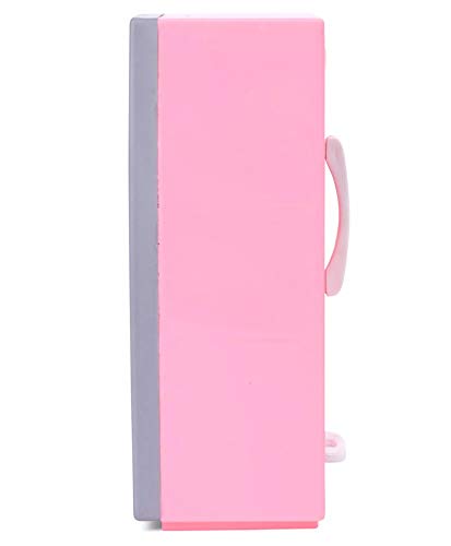 Ratna's Plastic Toy Refrigerator Role Play Household Kitchen Appliance Miniature Toy for Kids, Pink