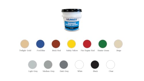 Usannex GARAGE-FLOOR -EPOXY-I Garage Floor Epoxy - 100% Epoxy Resins thumb #1