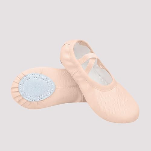 Canvas Ballet Shoes for Toddler Girls Soft Split Sole Ballet Slippers Lightweight Highly Stretch Yoga Dance Shoes2