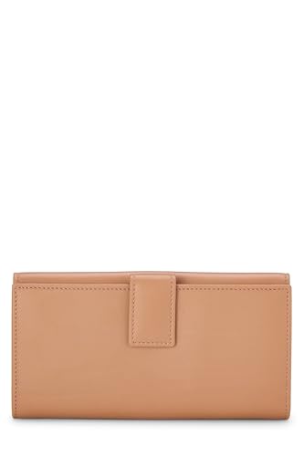 Pre-Loved Orange Leather Studded Soho Continental Wallet, Orange3