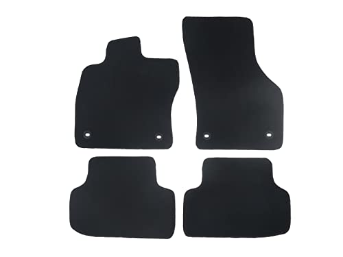 Alpha-Tex Fußmatten-Set für VW Lupo, Typ 60, 6X1 (Baujahr 1998-2005), Hit schwarz | 4-TLG |...