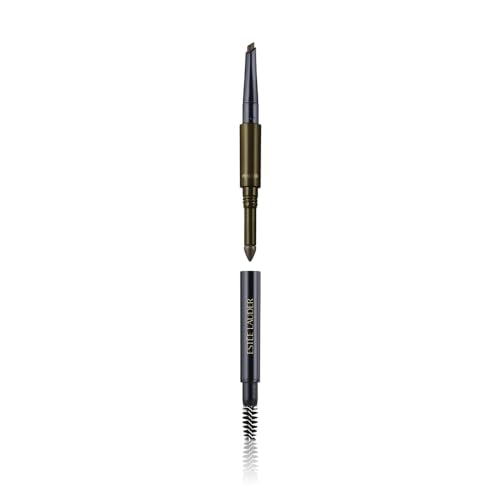 Estée Lauder The Brow Multi-Tasker 3-in-1 Tool | Eyebrow Pencil, Powder and Brush, 04 Dark Brunette