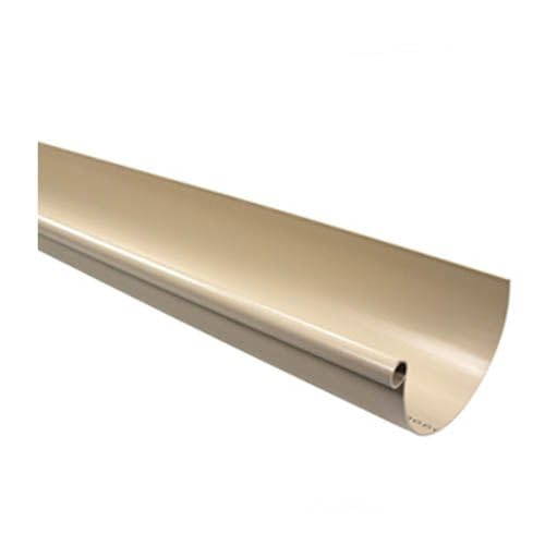 First Plast Gouttière PVC demi-ronde personnalisable-Sable-25-4
