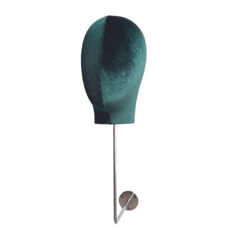 Support de rangement tête de mannequin et modèle de chapeau vert pour la maison