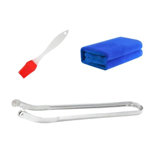 Asyduey Pinzas para Girar Salchichas,Pinzas para Cocinar en la Cocina,Pinzas para Barbacoa para Asar, Pinzas para Parrilla de Salchichas para Barbacoa,Pinzas de Cocina con Manejar A