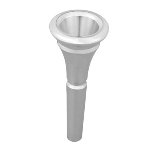 HEMOTON Music Present Pure Copper French Horn Mouthpiece Silver Replacement Horn Part Easy to Use Design